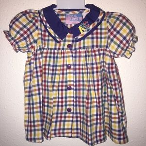 Cute vintage ABC school dress✏️ with hat!